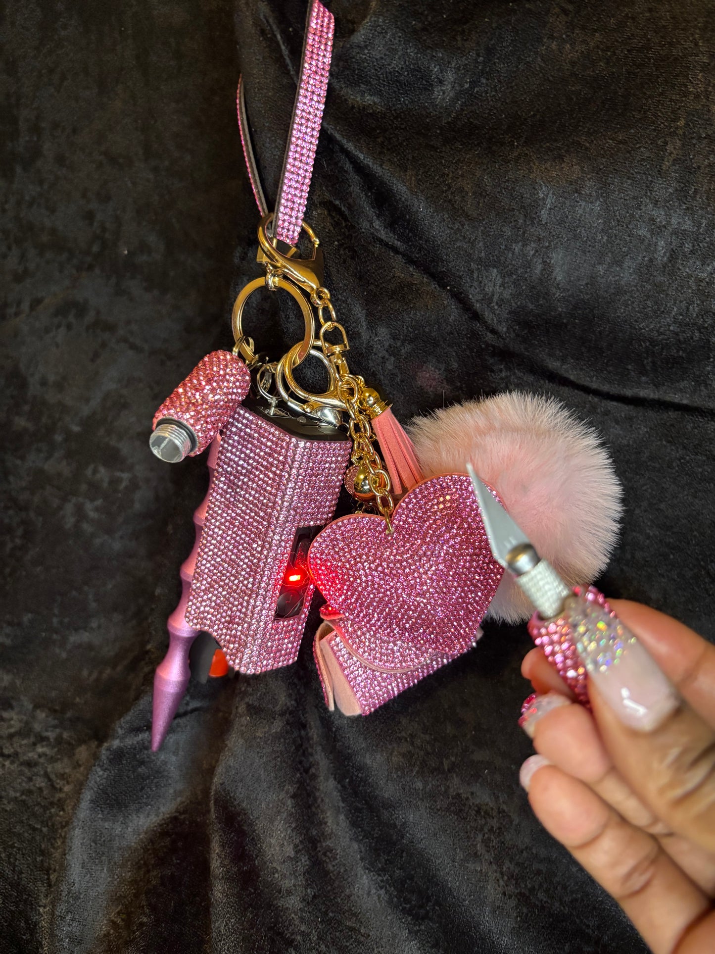 Glitter Keychains