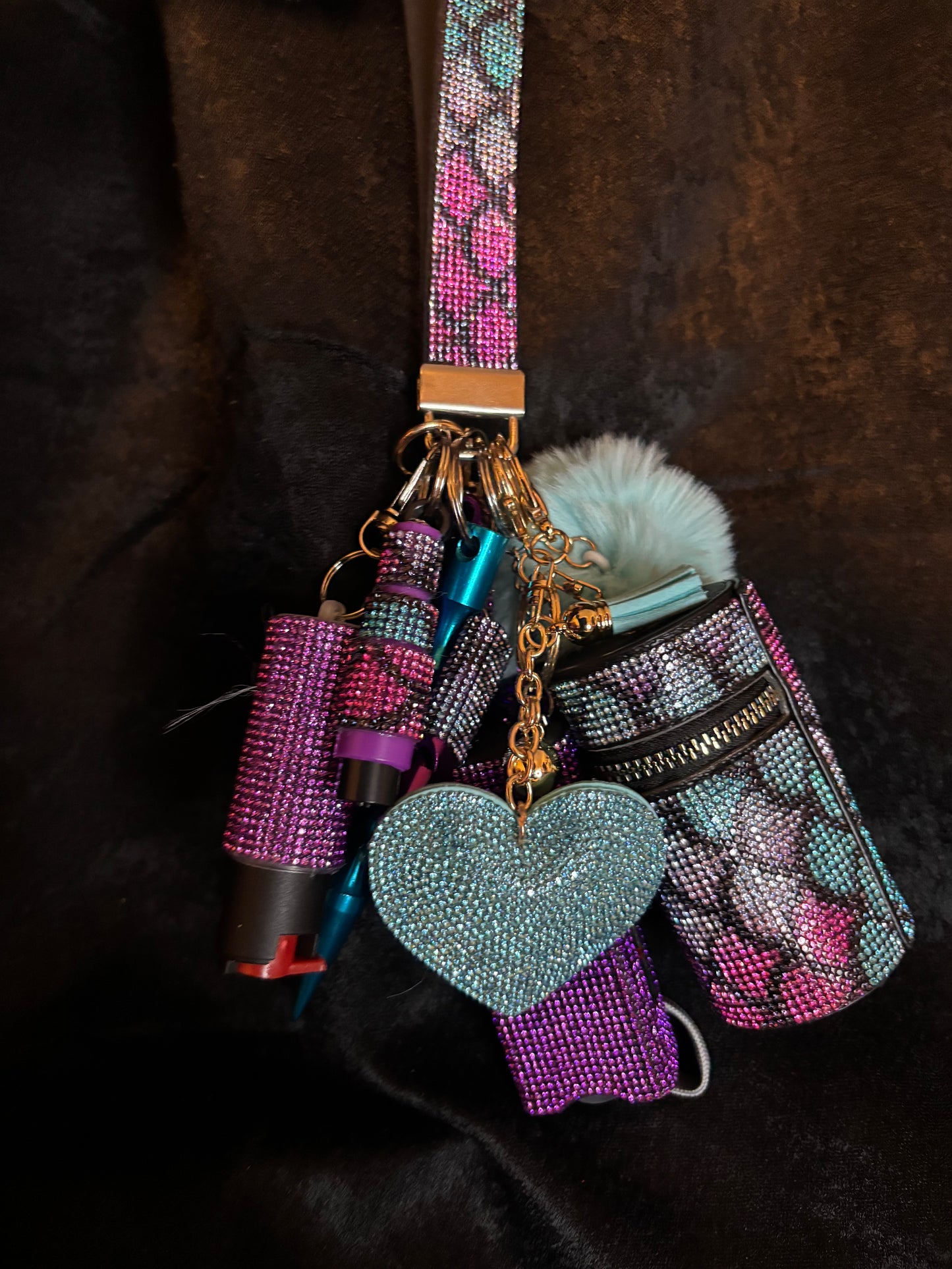 Glitter Keychains