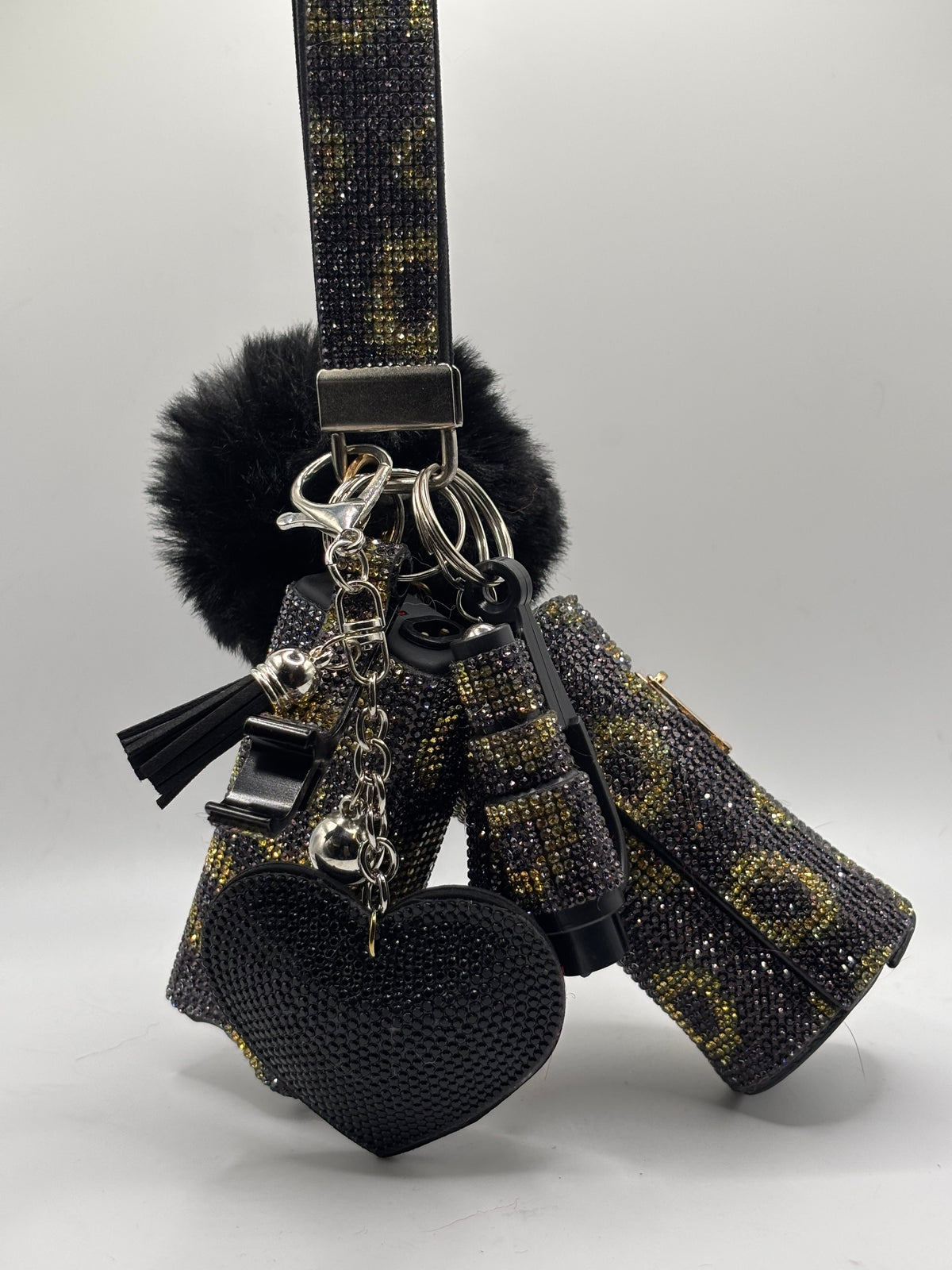 Multicolor Glitter Keychains