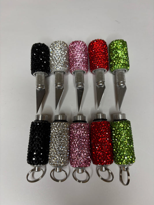 Glitter Keychain Knife