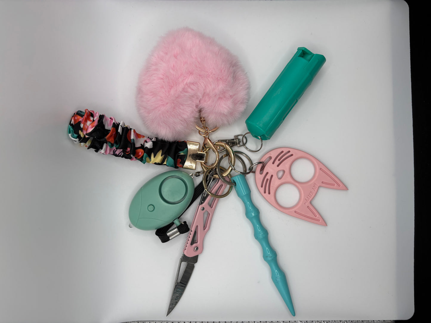 Scrunchie Keychains